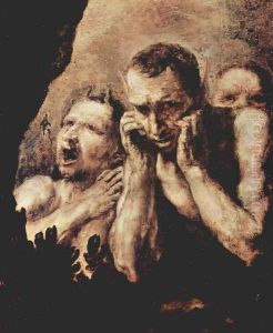Apollo and Marsyas, detail