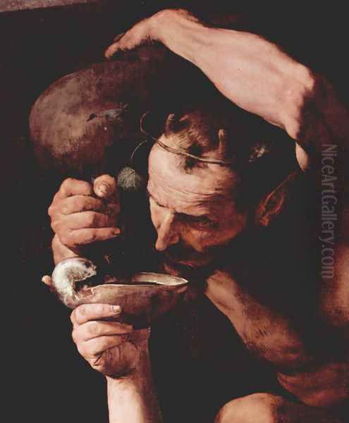 The trunkene Silenus, Detail - view 1