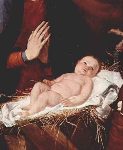 The Adoration of the Shepherds, detail by Jusepe de Ribera