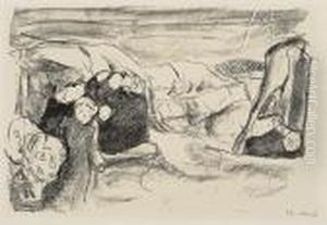 Angst by Edvard Munch