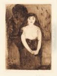 Study Of A Model by Edvard Munch