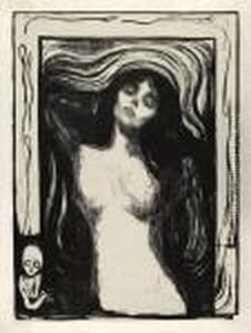 Madonna - Liebendes Weib by Edvard Munch