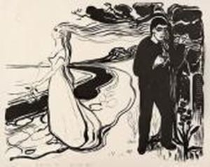 Separation I by Edvard Munch
