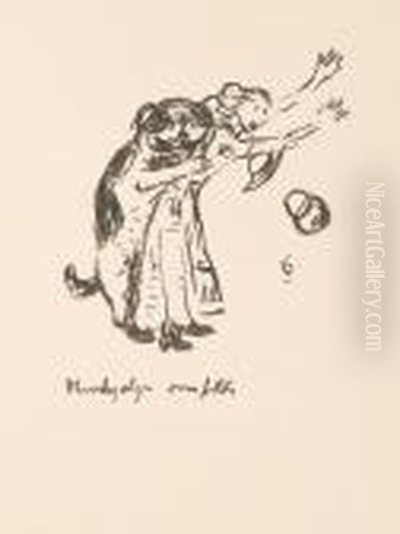 The Dog Attacking The Maid - view 1