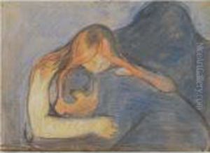 Vampire by Edvard Munch