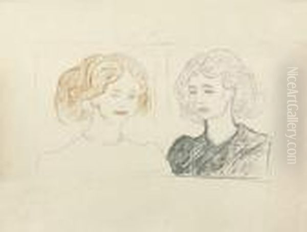 Deux Tetes De Femmes - view 1