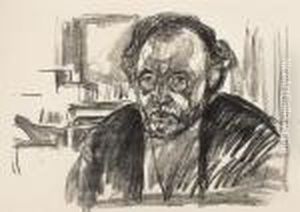 Self-portrait With Beard by Edvard Munch