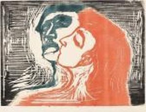 Head By Head by Edvard Munch