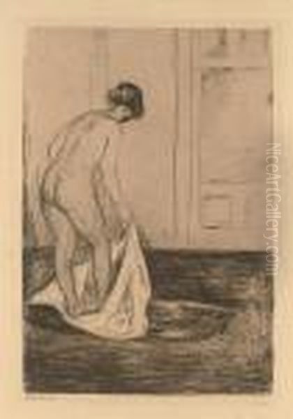 Woman Taking A Bath - view 1
