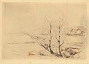 Norwegische Landschaft by Edvard Munch