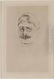 Knut Hamsun by Edvard Munch