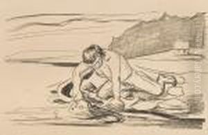 Omega's Death by Edvard Munch