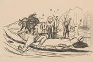 Alfas Death by Edvard Munch