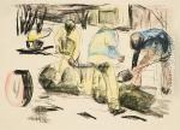 Gravende Arbeidere - view 1