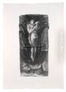 Kjaerlighetsblomsten by Edvard Munch