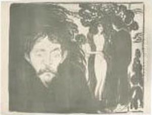 Eifersucht - Grosse Fassung by Edvard Munch