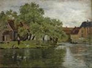 Parti Fra Akerselven (scene From Aker River)