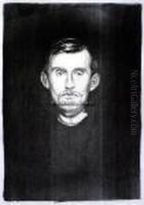 Selvportrett Ii by Edvard Munch