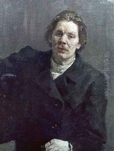 Portrait of Maxim Gorky (Aleksai Maksimovich Peshkov) (1868-1936) 1899