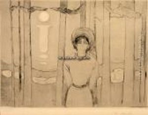 Sommernatt by Edvard Munch