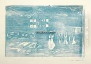 Stormen by Edvard Munch