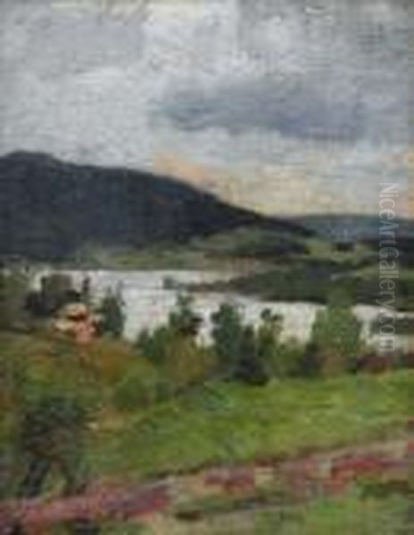 Man In Landscape - view 1