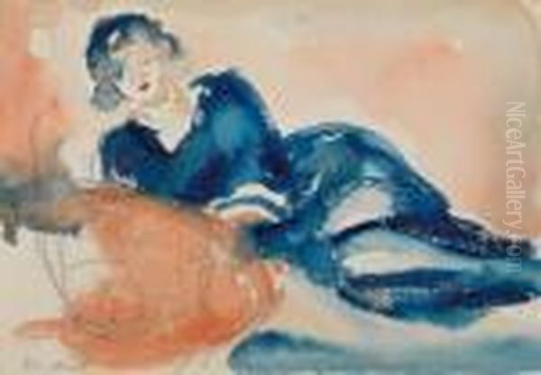 Reclining Woman - view 1