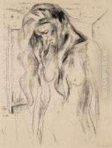 Young Woman Weeping