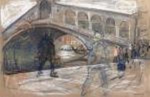 Rialtobroen I Venezia by Edvard Munch