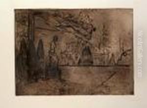 The Garden At Night by Edvard Munch