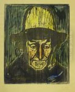Der Alte Fischer by Edvard Munch