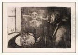 Tete-a-tete by Edvard Munch