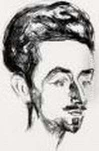 Helge Rode 1908-09 by Edvard Munch