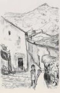 Street In Como 1922 by Edvard Munch