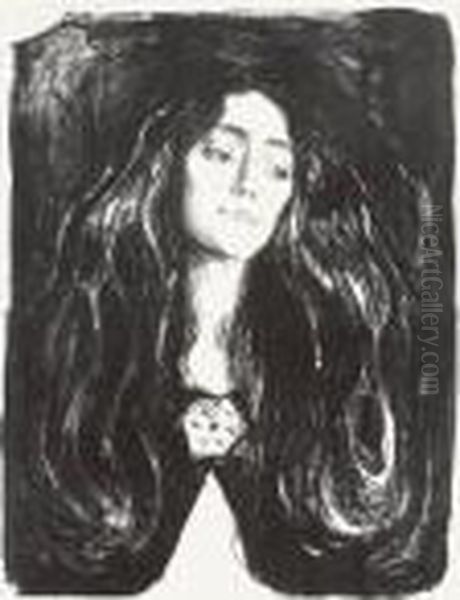 The Brooch. Eva Mudocci (woll 244, Sch. 212) - view 1