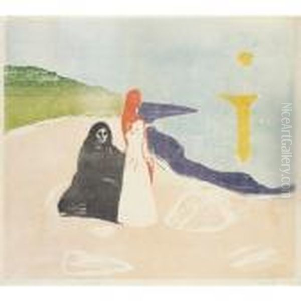 Two Women On The Shore (woll 133 Vi 2, Schiefler 117) - view 1