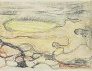 Melancolie: Etude De Rochers Et Bord De Mer by Edvard Munch