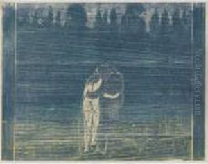 Towards The Forest I (zum Walde I) (w. 112; S. 100b) by Edvard Munch