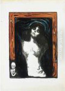 Madonna: Liebendes Weib (woll 39; Schiefler 33) by Edvard Munch