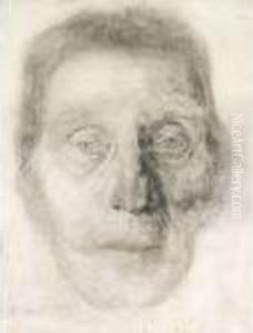 Head Of An Old Woman by Edvard Munch
