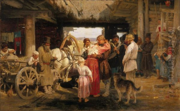 The Leave-Taking of the New Recruit, 1879 - view 1