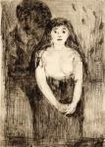 Modellstudie 1894 by Edvard Munch