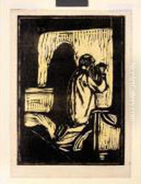 Old Man Praying - view 1