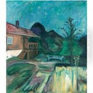 Sommernatt, Asgardstrand (summer Night, Asgardstrand) by Edvard Munch