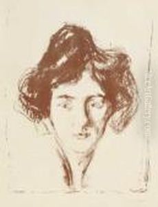 Berliner Modell by Edvard Munch