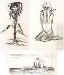 Alpha And Omega (w.336-357) by Edvard Munch