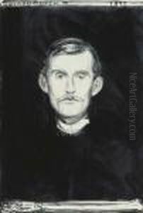 Selbsportrat (schiefler 31; Woll 37) by Edvard Munch