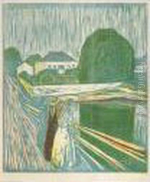 The Girls On The Bridge (woll 628 Ii; Schiefler 488) - view 1