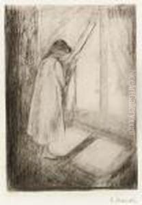 Das Madchen Am Fenster by Edvard Munch