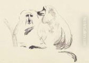 Lion Apes by Edvard Munch